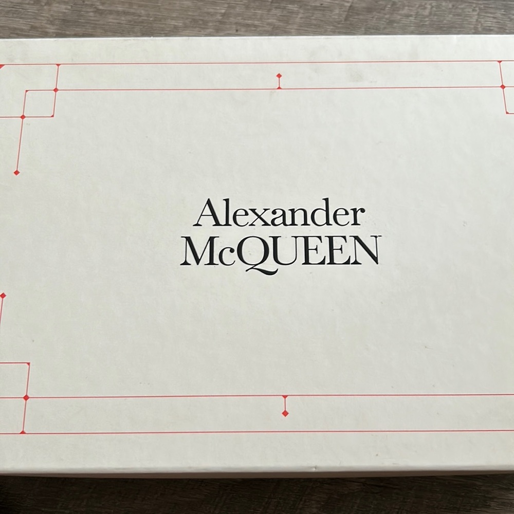 Selling Alexander McQueens. We’re used three times.